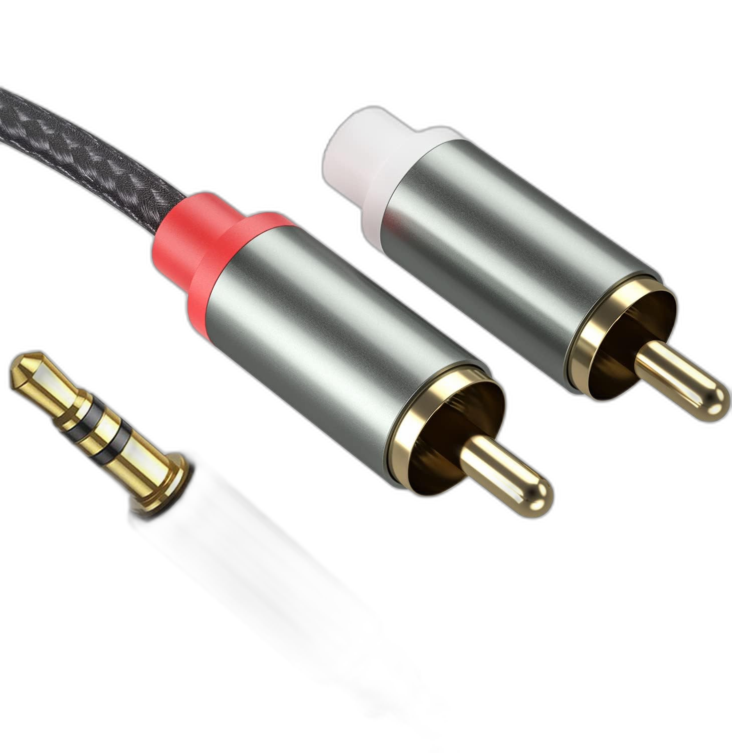 3.5mm to 2 RCA AV Cable