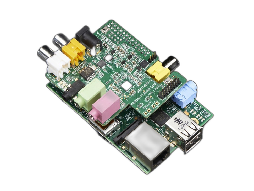 Raspberry Pi Wolfson Audio Card Ver 4.02