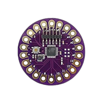 Round Wearable Microcontroller Board